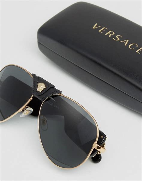 black versace wrap sunglasses|versace black and white sunglasses.